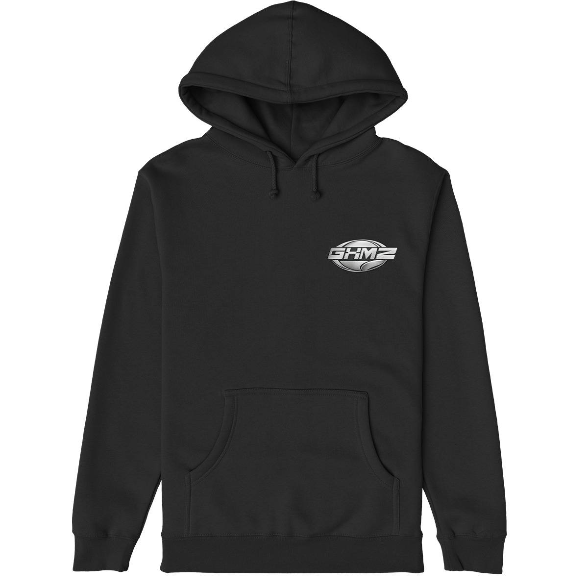 White Side Logo Hoodie